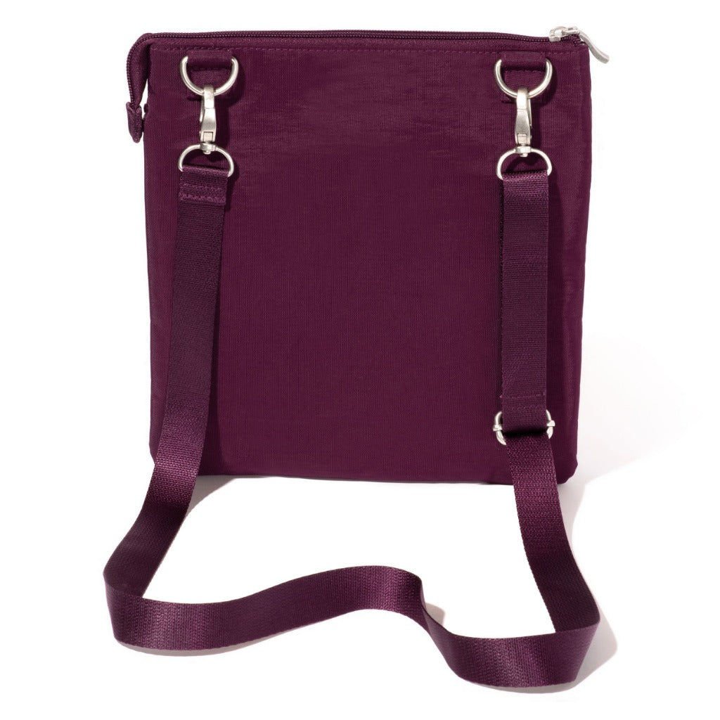 Baggallini, Modern Everywhere Out and About Crossbody, Crossbody Bag, Mulberry, Rear view