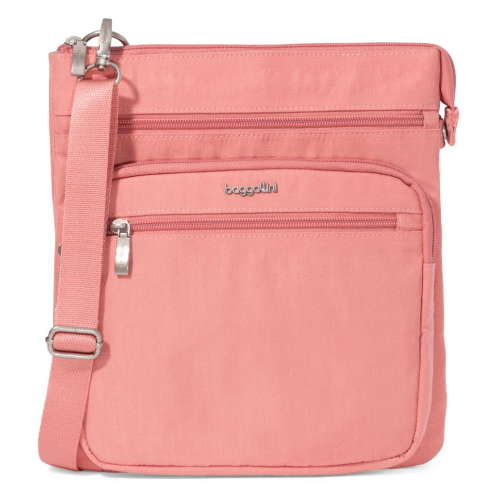 Baggallini, Modern Everywhere Out and About Crossbody, Crossbody Bag, Terracotta, Front view