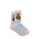 Hotsox Women's Graphic Sock - Free Hug Bear Crew - Shoetopia Footwear