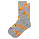 Hotsox, Goldfish, Women's, Crew Sock, Grey, Product photo