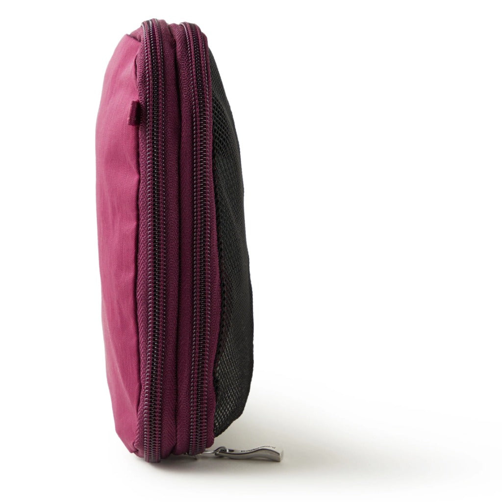 Baggallini, Medium Compression Packing Cube, Packing Cube, Eggplant, Side view