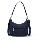 Baggallini, True Classic Pocket Half Moon Bag, Half Moon Bag, French Navy, Front view