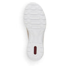 Shoetopia, Rieker, N4251-60, women’s casual slip-on shoe, beige, Sole view