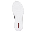 Shoetopia, Rieker, N42F2-14, women’s casual slip-on shoe, blue, Sole view