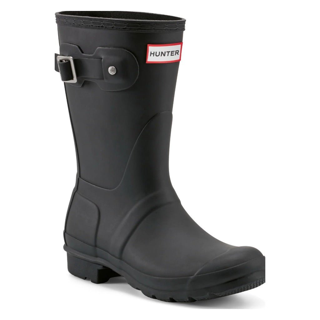 Hunter Original Short Boot - Black - Shoetopia Footwear