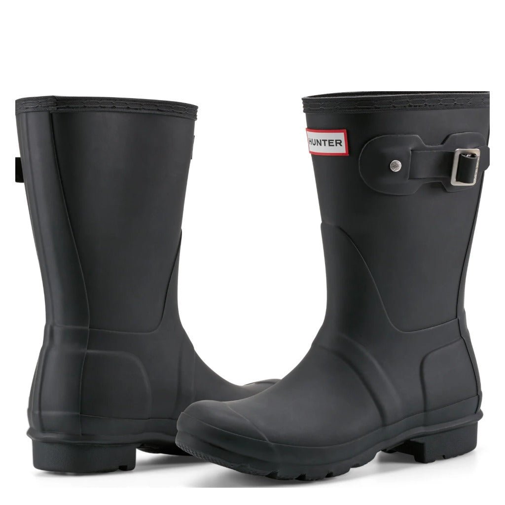 Hunter Original Short Boot - Black - Shoetopia Footwear