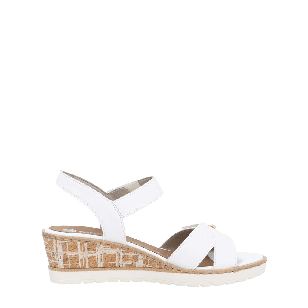 Remonte, R6266, Women's, Sandal, White, Side view