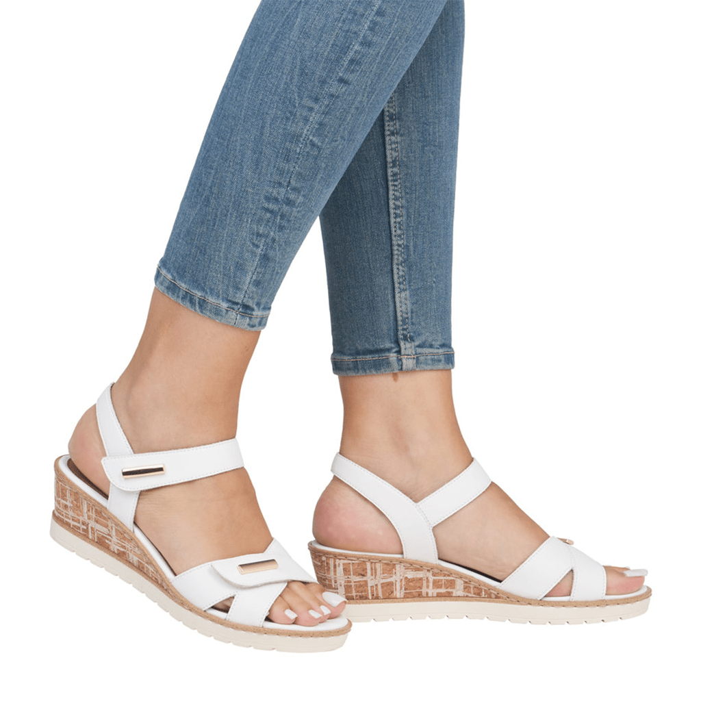 Remonte, R6266, Women's, Sandal, White, Lifestyle image