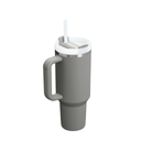 Stanley, Quencher H2.0 FlowState Tumbler 40oz, Stone, Back view