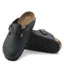 Birkenstock, Boston, Unisex, Clog, Black, Outsole view