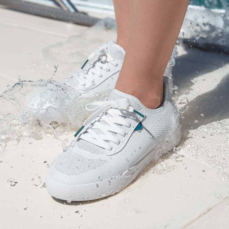 Vessi Weekend Classic Sneaker Marble White - Shoetopia Footwear