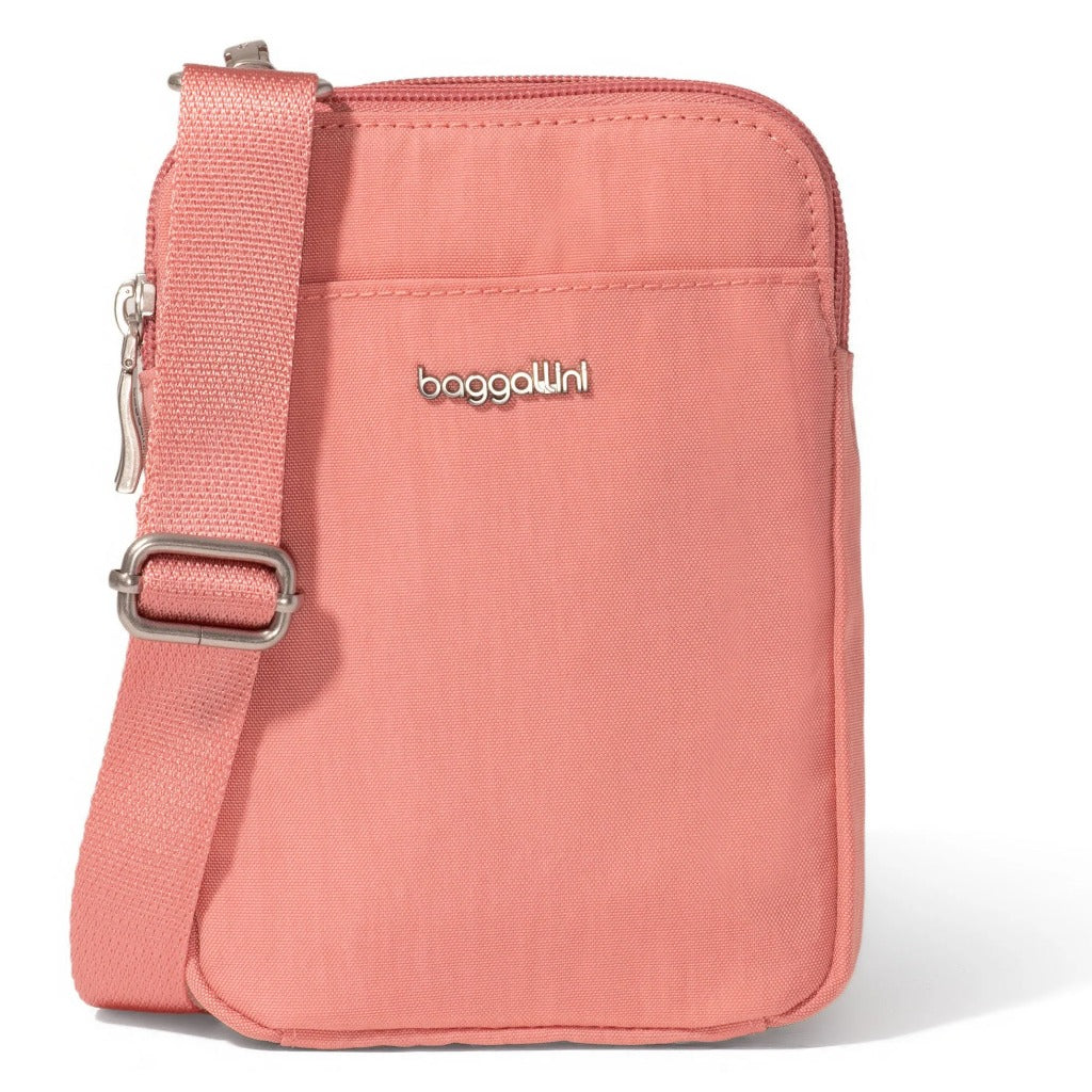 Baggallini, Modern Everywhere Take Two RFID Crossbody, Crossbody Bag, Terracotta, Front view