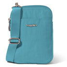 Baggallini, Modern Everywhere Take Two RFID Crossbody, Crossbody Bag, Seaside Blue, Front view