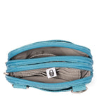Baggallini, Modern Everywhere Take Two RFID Crossbody, Crossbody Bag, Seaside Blue, Interior view