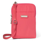 Baggallini, True Classic Take Two RFID Crossbody, Crossbody Bag, Flamingo, Front view