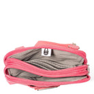 Baggallini, True Classic Take Two RFID Crossbody, Crossbody Bag, Flamingo, Interior view