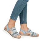 Shoetopia, Rieker, V1241-91, women’s casual slip-on shoe, multi-colour, Lifestyle