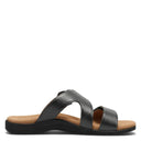 Taos, Westside, Women's, Sandal, Black Metallic, Medial side view