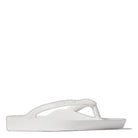 Archies, Support Flip Flops, Women's, Flip Flop, White, Angled view