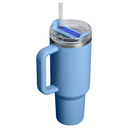 Stanley, Quencher H2.0 FlowState Tumbler 40oz, Blue Sky, Back view