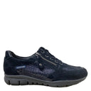 Mephisto, Ylona, Women's, Sneaker, Blue, Side view