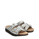 Mephisto, Zach, Unisex, Sandal, Gold Floral, Angled view