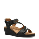 Taos, Zecret, Women's, Sandal, Black, Angled view