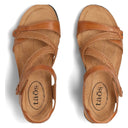 Taos, Zecret, Women's, Sandal, Caramel, Top view