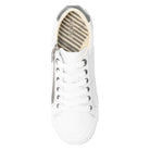 Taos Z Soul Sneaker - White/Pewter - Shoetopia Footwear