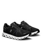 On, Cloud 6, Women's, Sneaker, Black/White, Angled view