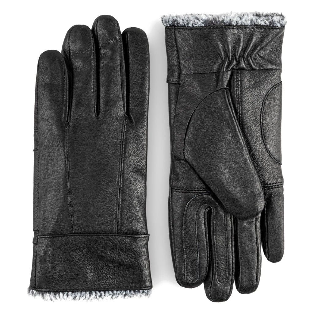 Auclair Rosalie Women's Leather Gloves - Black - Shoetopia Footwear