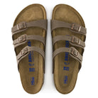 Birkenstock Florida Soft Footbed Birko-Flor Mocha, Regular Fit - Shoetopia Footwear