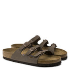 Birkenstock Florida Soft Footbed Birko-Flor Mocha, Regular Fit - Shoetopia Footwear