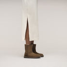 Birkenstock Uppsala Zip Shearling - Dark Tea - Shoetopia Footwear