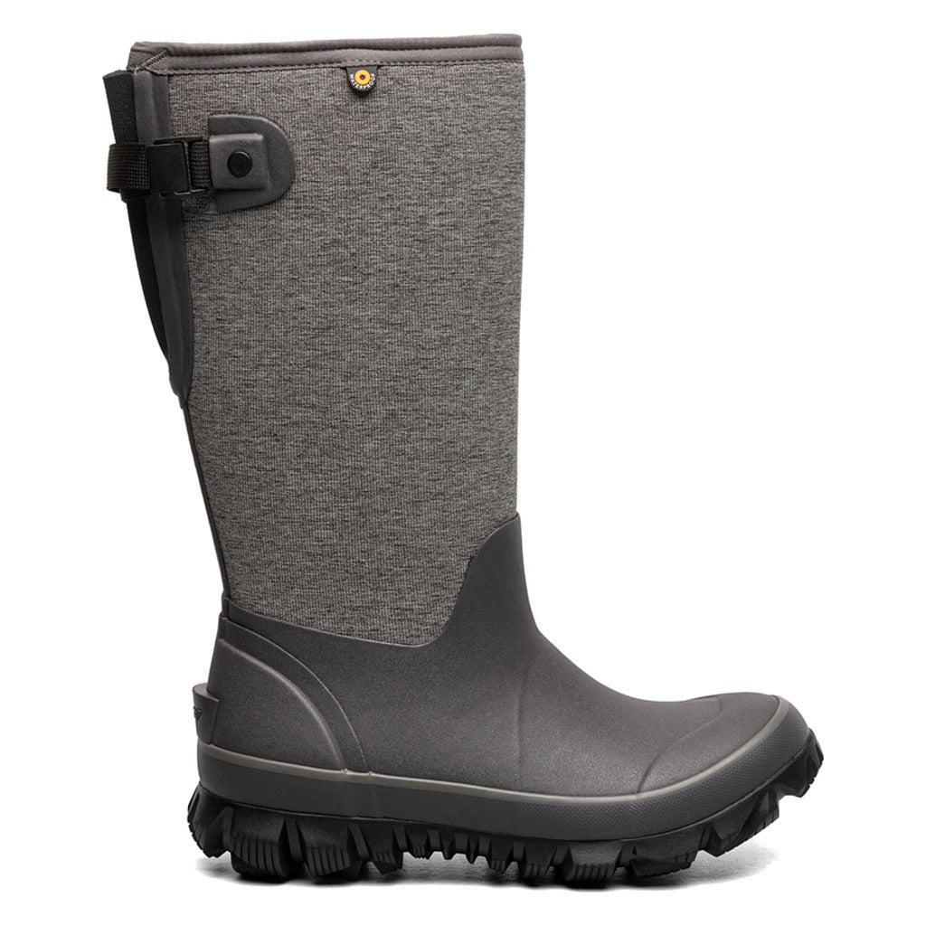 Bogs Whiteout Adjustable Calf Heather - Grey - Shoetopia Footwear