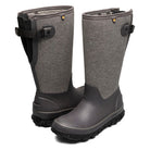 Bogs Whiteout Adjustable Calf Heather - Grey - Shoetopia Footwear