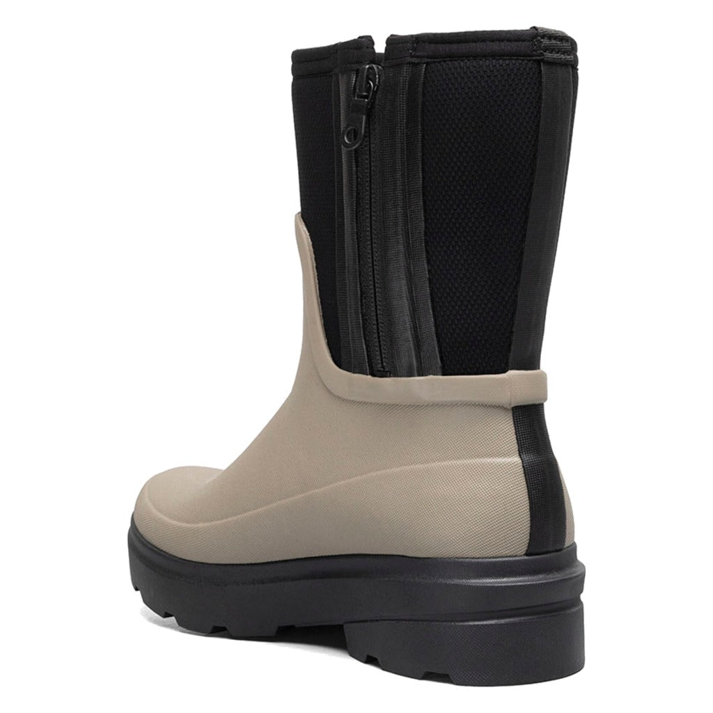 Bogs, Hazel Mid Zip, Women's, Boot, Taupe, Angled view