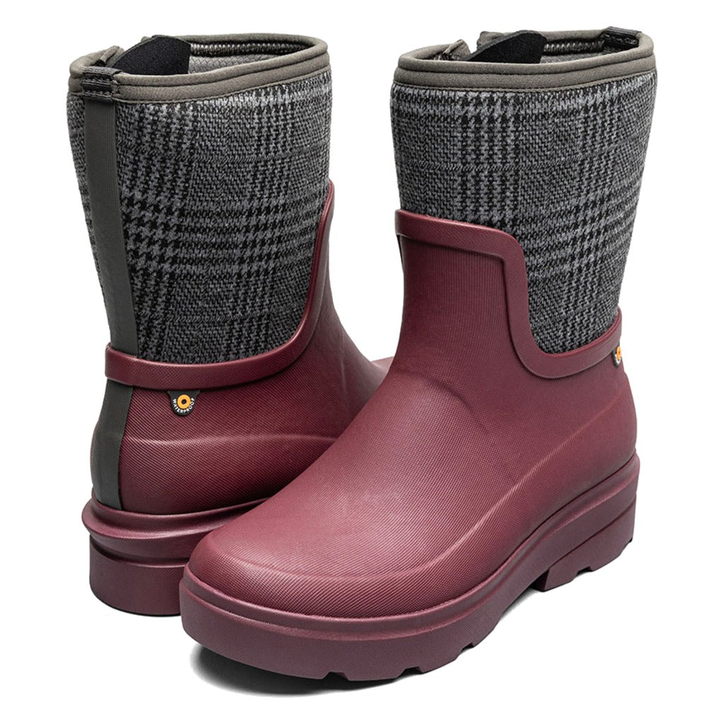 Bogs, Hazel Mid Zip, Women's, Boot, Cherry, Pair view