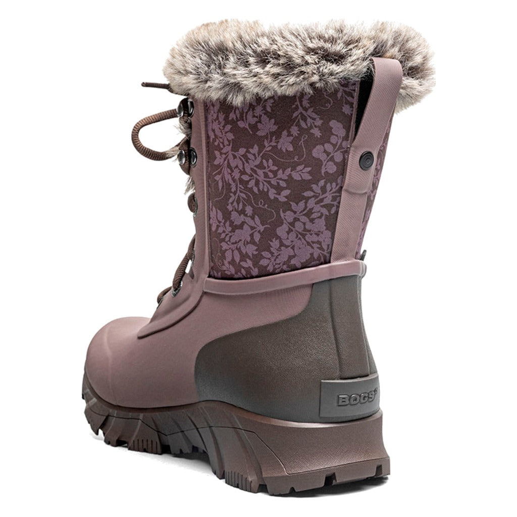 Bogs, Arcata II Demure Floral, Women's, Boot, Rose Multi, Angled view