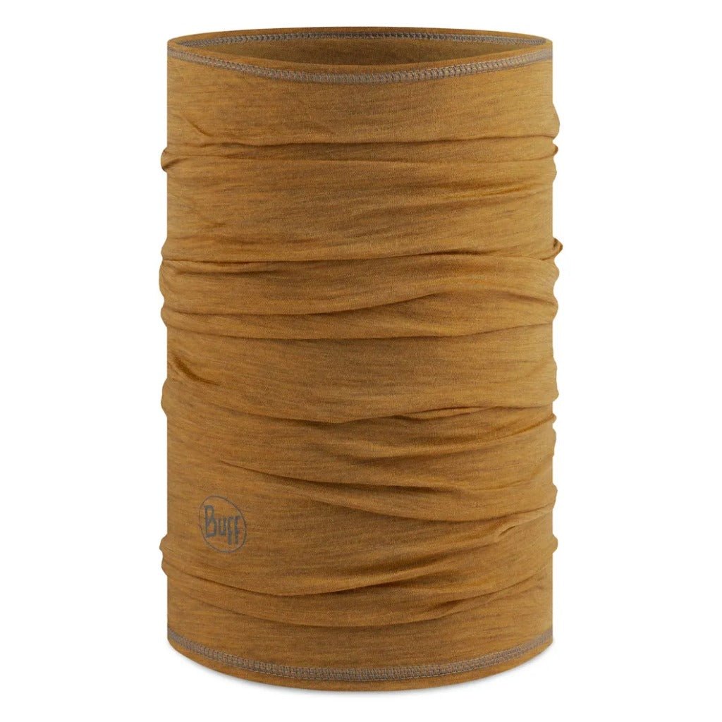 Buff Merino Lightweight Neckwear - Solid Mustard - Shoetopia Footwear