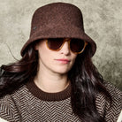 Canadian Hat, Bowen, Women's, Bucket Hat, Brown Mix, Lifestyle image