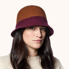 Canadian Hat Claude - Cloche Hat - Burnt/Burgundy - Shoetopia Footwear