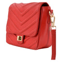Volant James, Chevron Charm, Women's, Crossbody Bag, Red, Side view