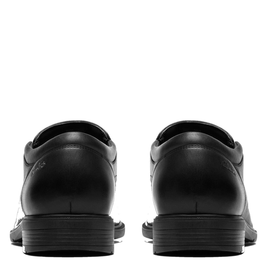 Clarks, Steadwell Step, Men's, Loafer, Black, Rear view