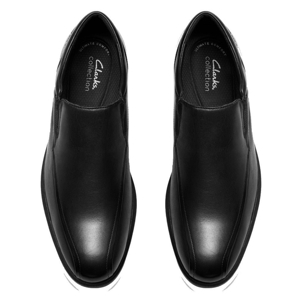 Clarks, Steadwell Step, Men's, Loafer, Black, Top view