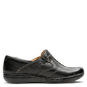 Clarks, Un Loop, Women's, Flats, Black, Medial side view