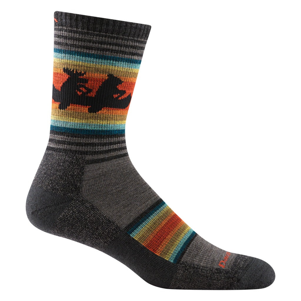 Darn Tough, Willoughby, Men's, Sock, Taupe, Side view