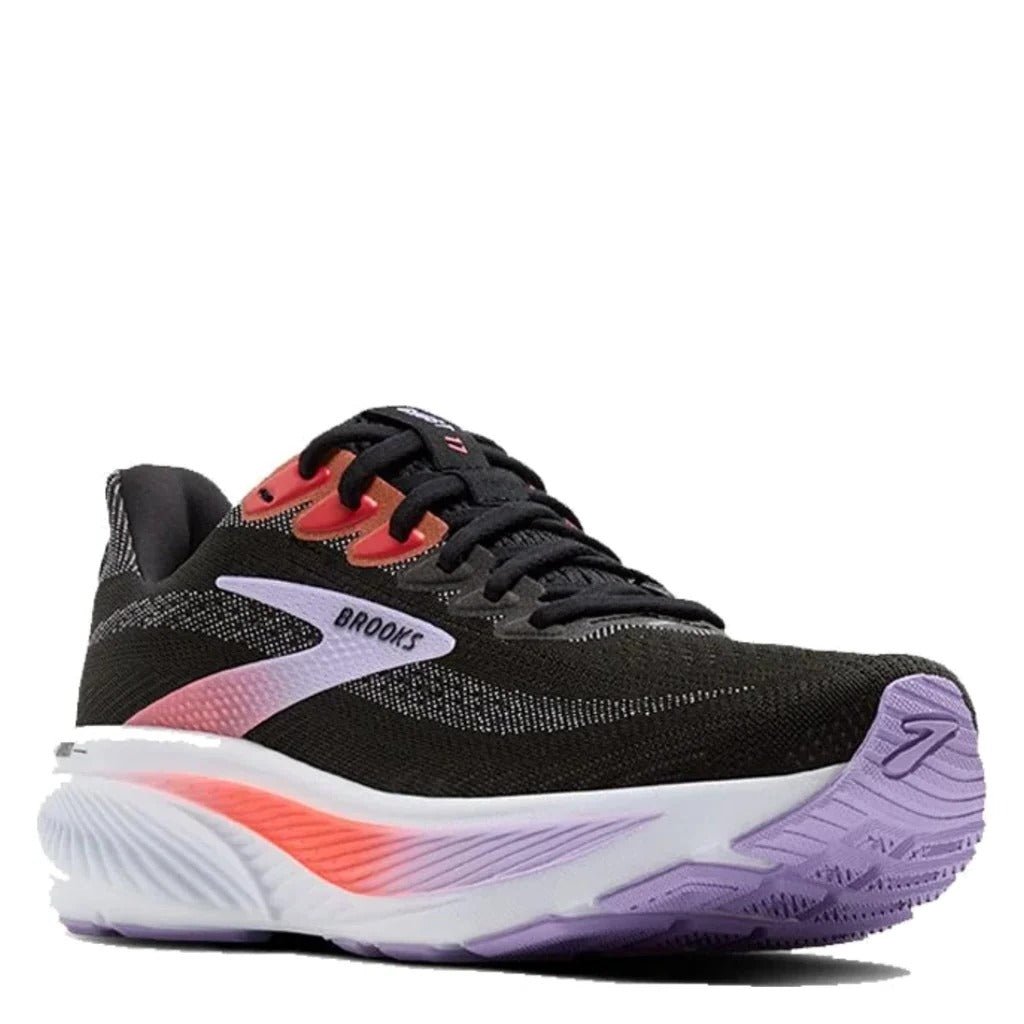 Brooks Ghost 17 Black/Purple/Coral - Shoetopia Footwear