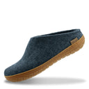 GLERUP, BR-10-DENIM, Unisex, Slipper, Denim, Angled view