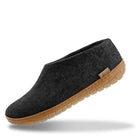 Glerups Shoe With Rubber Sole - Charcoal - Shoetopia Footwear